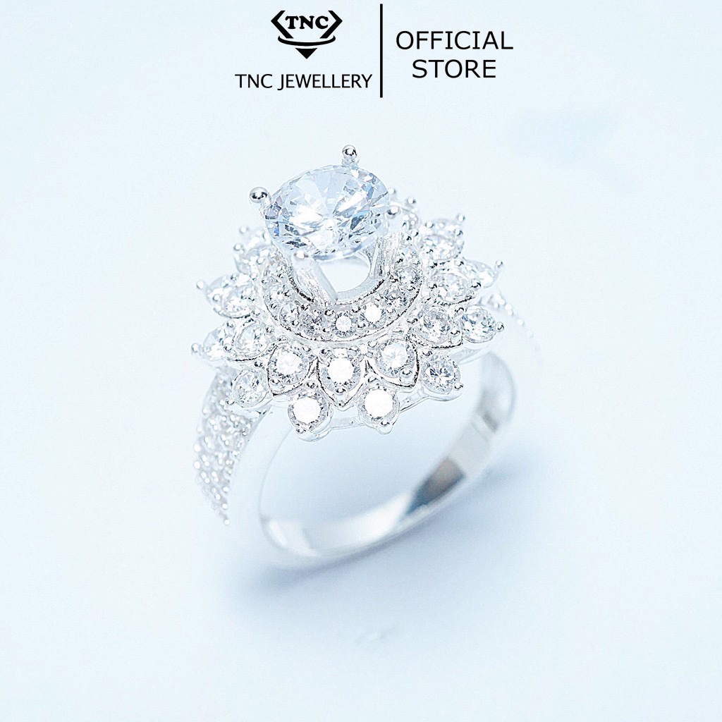 Nhẫn Nữ Bạc Ta 995 The Sun Sang Trọng Dành Cho Nữ