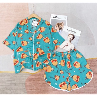 Đồ bộ, Pijama Lụa Mango LOẠI 1 Đùi