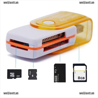 Đầu đọc thẻ nhớ 4 trong 1 đa năng cho thẻ nhớ ms-pro tf micro sd