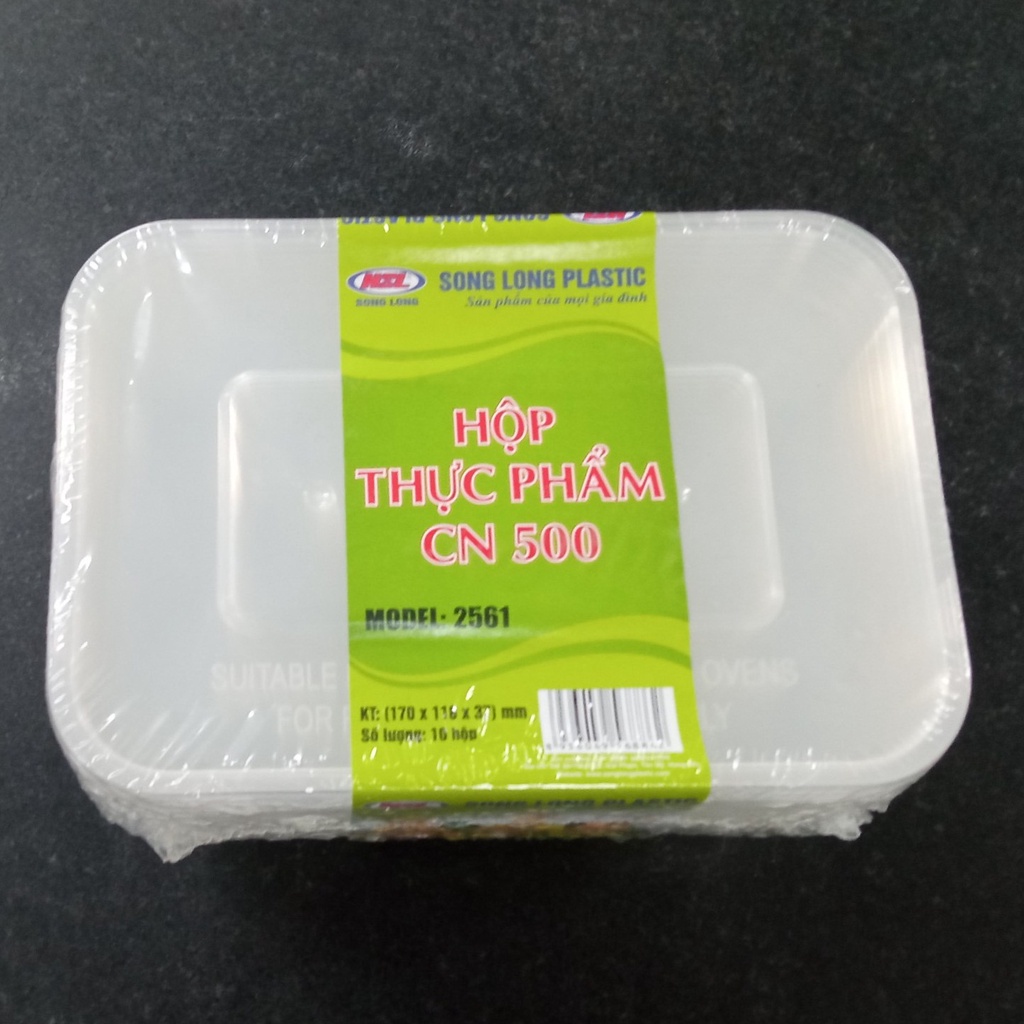 Bộ 10 hộp thực phẩm CN500  - Nhựa Song Long
