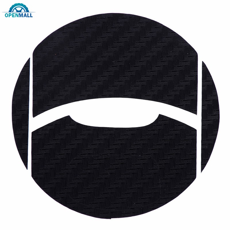 OM 4Pcs Car Air Conditioner Outlet Stickers Carbon Fiber Protection Decal Fit For Ford Mondeo MK3