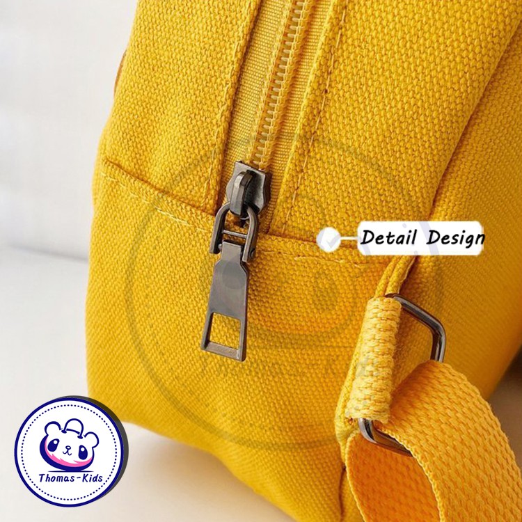 [THOMAS KIDS] Ba Lô Bằng Vải Canvas In Họa Tiết Thỏ Hoạt Hình Thời Trang Dành Cho Trẻ Mẫu Giáo 3-6 Tuổi