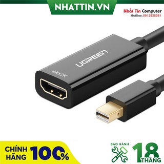 Cáp chuyển đổi Mini Displayport to HDMI hỗ trợ 4Kx2K chính hãng Ugreen 40360 cao cấp