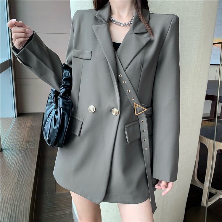 Áo Vest Blazer Thiết Kế Phong Cách Hàn Quốc Kèm Bell Cá Tính | BigBuy360 - bigbuy360.vn