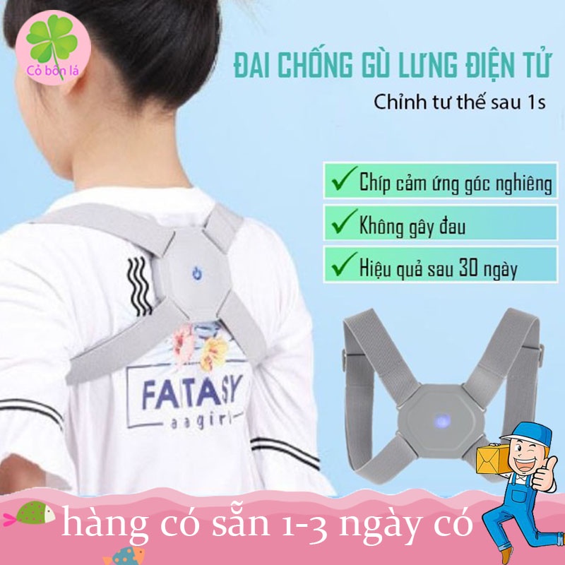 Đai Chống Gù Lưng Trẻ Em Thông Minh, Ngừa Cong Vẹo Cộ Sống, Giúp Ngồi Đúng Tư Thế, Chống Cận Thị, Độ Đàn Hồi Tốt