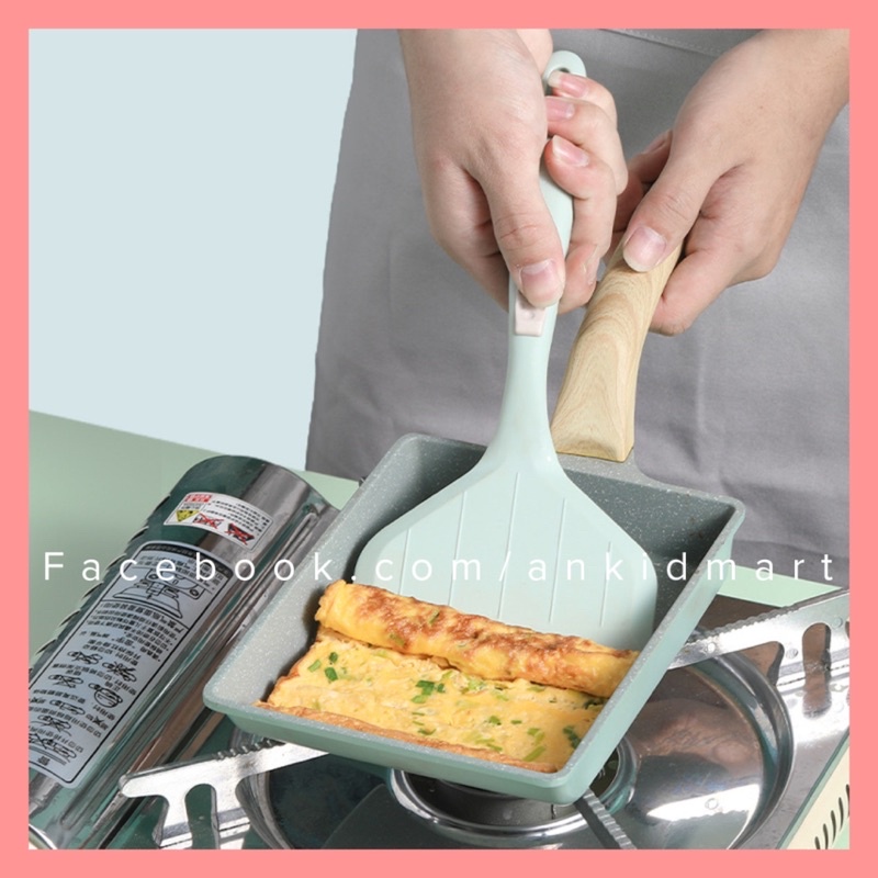 Thìa chiên Tamagoyaki chất liệu silicon cao cấp