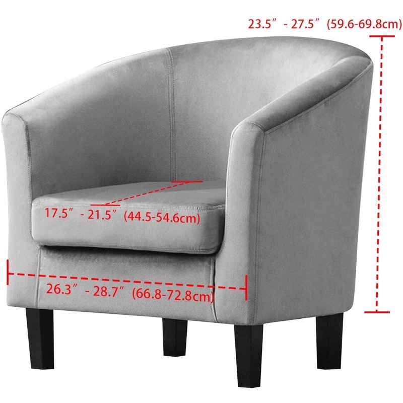 Bọc Sofa Đơn 1 Chỗ Ngồi Ghế Nail Nhung Mềm Mịn Sang Trọng Decor Nhà