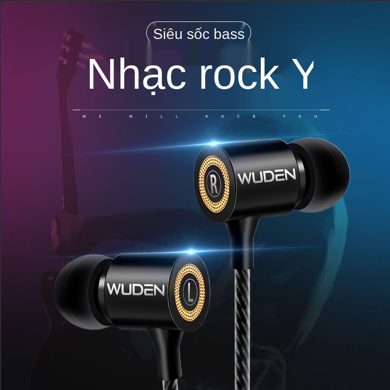 ○tai nghe chơi game cho điện thoại  năm âm sắc có dây in-ear đa năng hay và dễ thương cáp karaoke