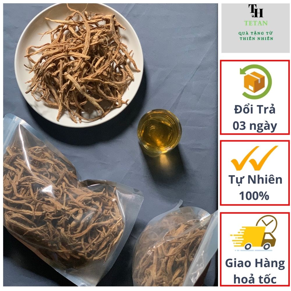 Sâm Dây Khô Ngọc Linh KonTum, tự nhiên, giúp da hồng hào, tóc trắc khẻo, giảm suy nhược - Samtetan Tấy Nguyên