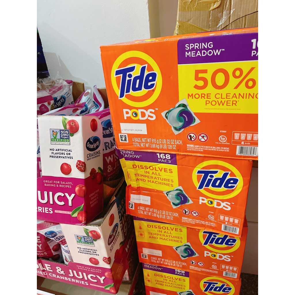 Viên giặt Tide Pods 3in1 bịch 42 viên mẫu mới nhất