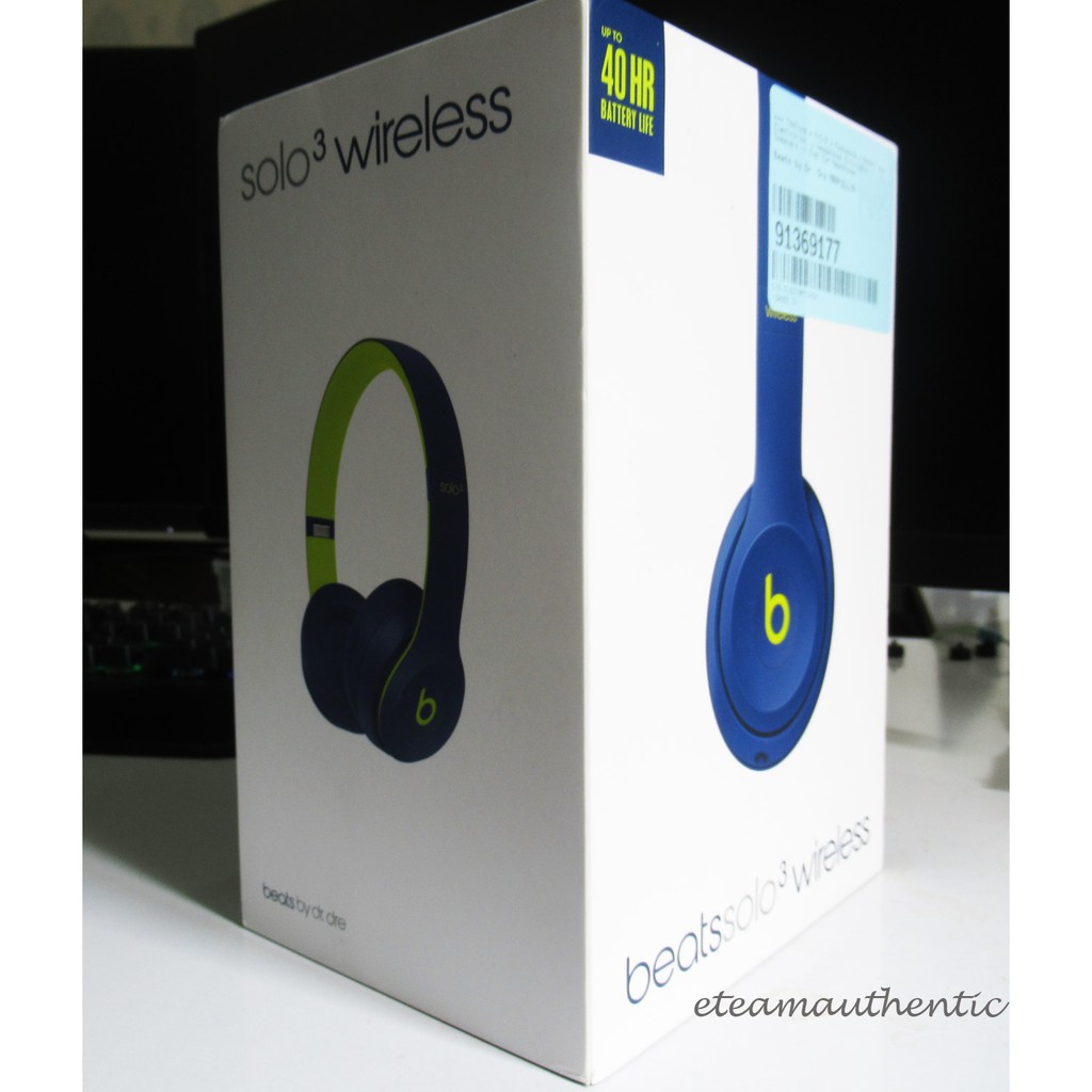 TAI NGHE BEATS SOLO3 POP BLUE - FULLBOX - 99% | BigBuy360 - bigbuy360.vn