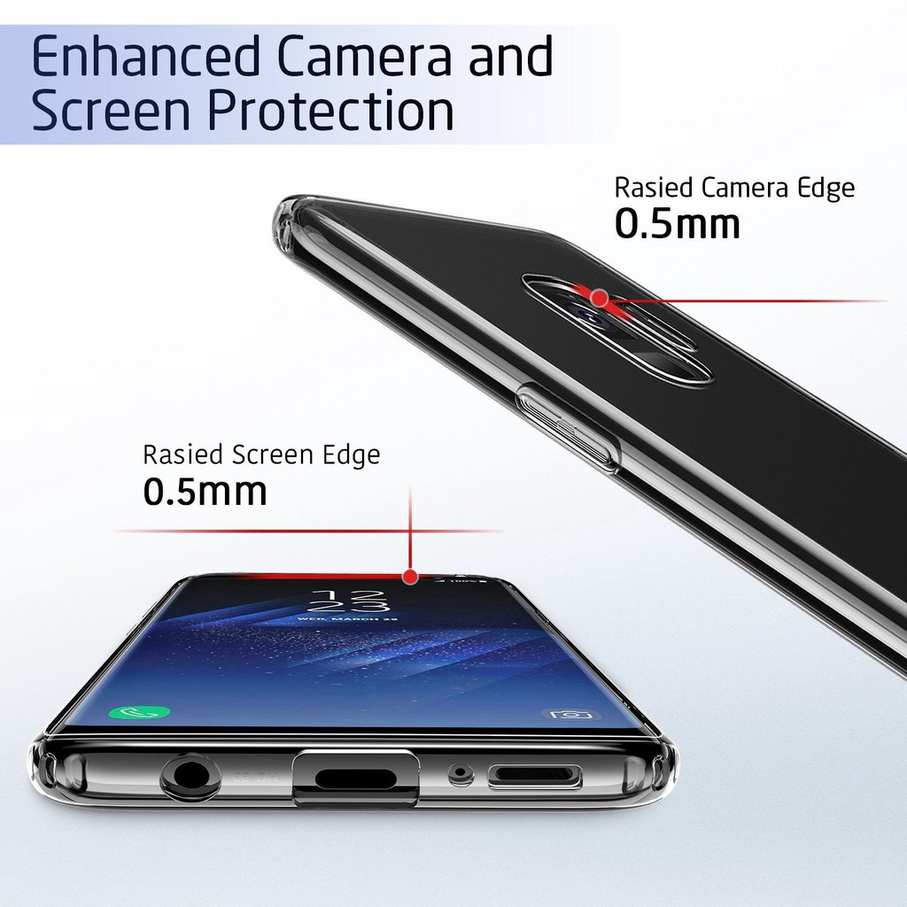 Ốp điện thoại silicone mềm trong suốt cho For  Samsung S9/S9 Plus S8/S8 Plus Note 8 S10/S10Plus/S10 Lite