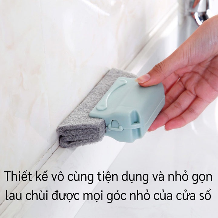 Dụng Cụ Vệ Sinh Khe Cửa - Miếng Lau Chùi Khe Rãnh Cửa Kính, Cửa Sổ Hiệu Quả 9428