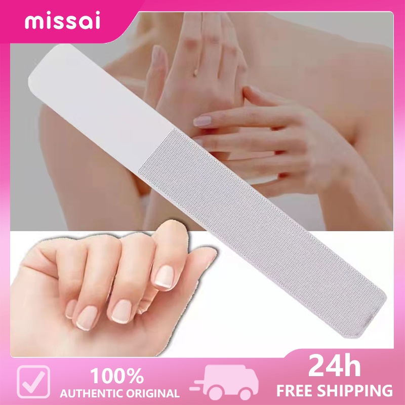 Thanh dũa móng tay thủy tinh nano đánh bóng chà móng