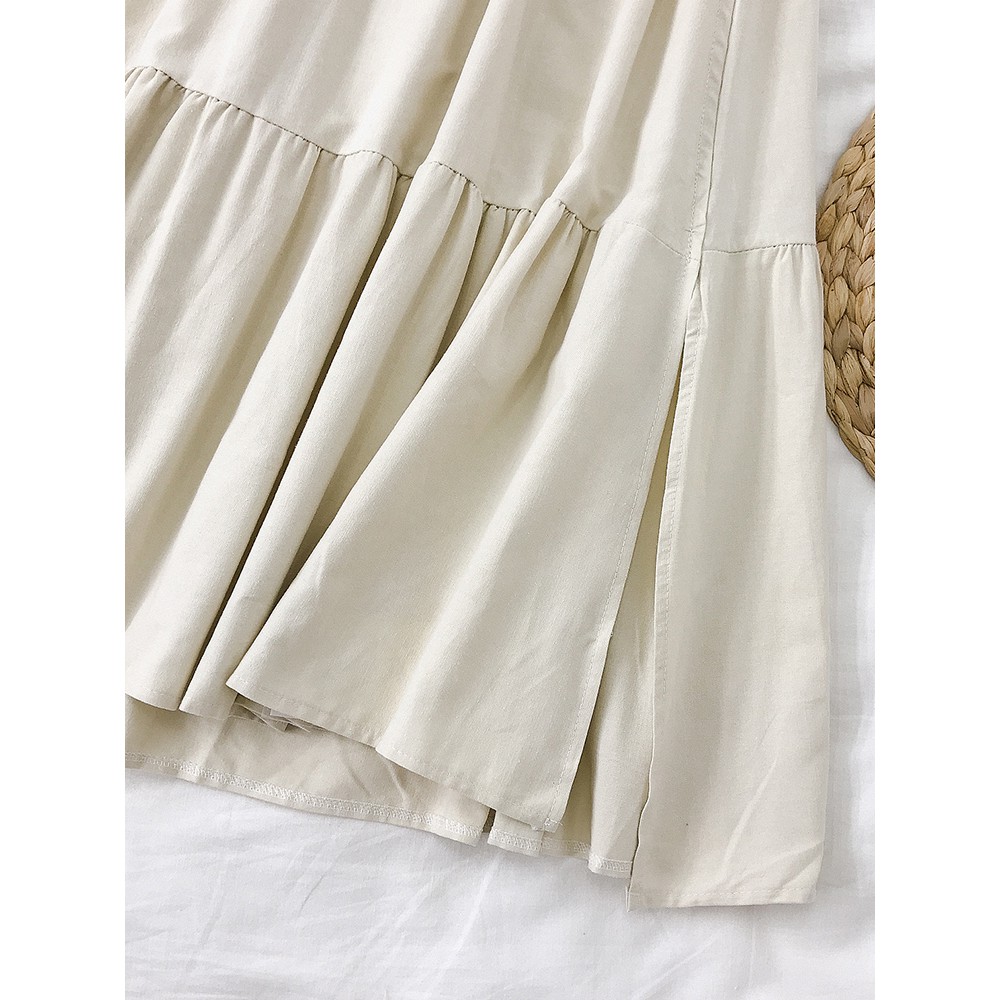 (CÓ SẴN) Chân váy xòe dài đuôi cá xẻ tà Vintage | BigBuy360 - bigbuy360.vn