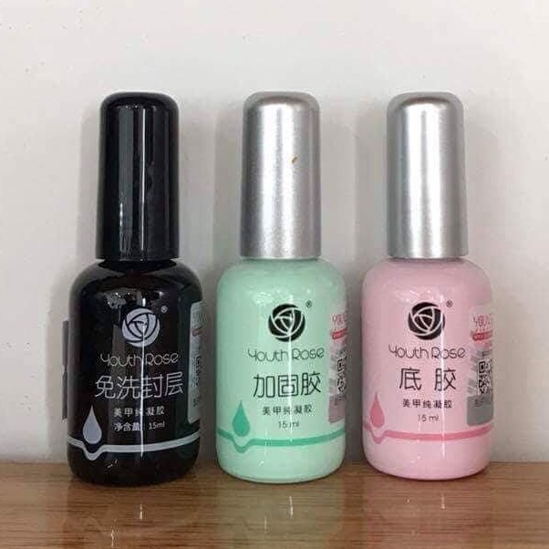 Sơn gel Top, liên kết và cứng móng Hoa Hồng làm nail Shop hoangnam