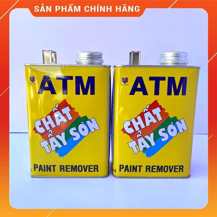 Chất tẩy sơn Kim Khí Dung Anh, chất tẩy sơn ATM 875ml, dung dịch tẩy sơn trên mọi chất liệu