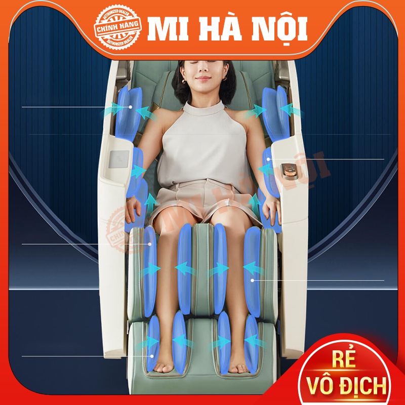 Ghế massage thông minh Momoda Strength π 3D Pro M700 - Massage toàn thân, bảo hành chính hãng