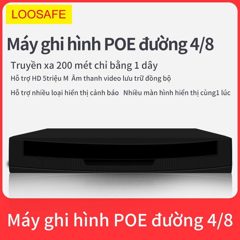 Đầu ghi POE 8 kênh + ổ cứng 1TB Ổ cứng LOOSAFE NVR