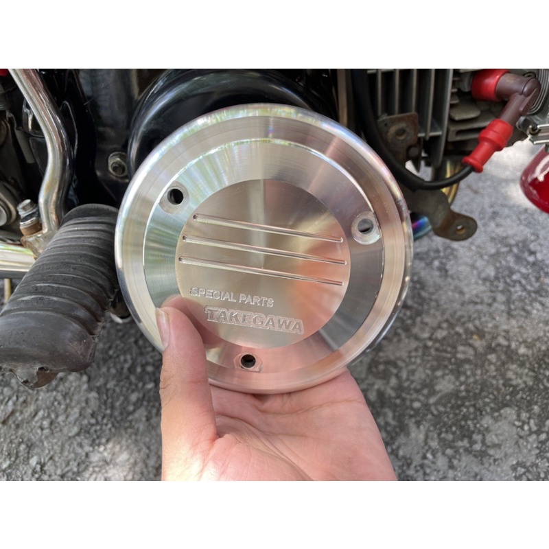 nắp nồi takegawa cnc nguyên khối cho các dòng xe wave , dream , future lắp như zin