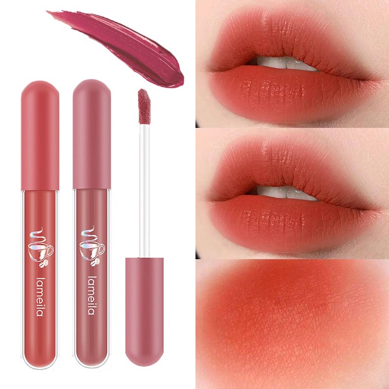 1 Son Môi Dưỡng Ẩm Chống Thấm Nước Chống Dính Cốc Trang Điểm Lâu Trôi