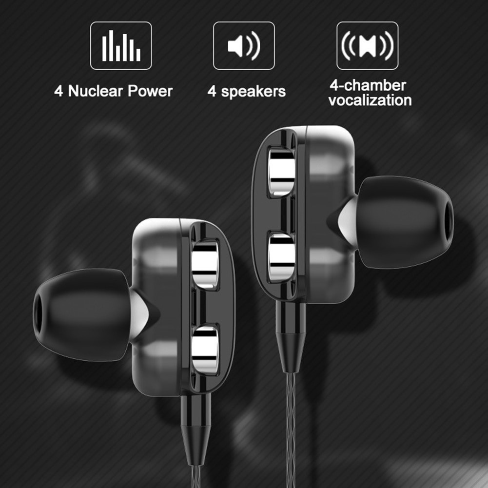 Tai Nghe Nhét Tai A4 Một Bên 4 Chế Độ Với Micro Hi-Fi 3.5mm