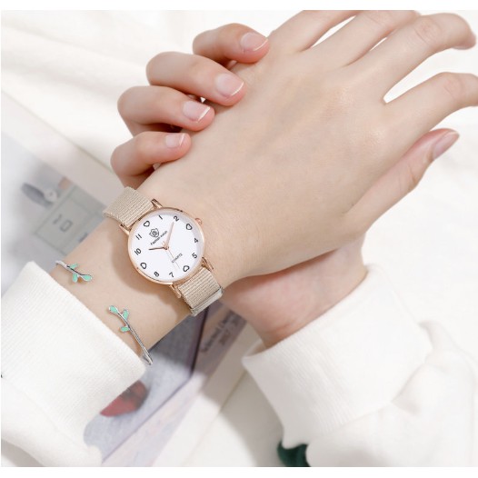 ĐỒNG HỒ NƯ DÂY VẢI DÙ FASHION WATCH D299 PHONG CÁCH HÀN QUỐC | BigBuy360 - bigbuy360.vn