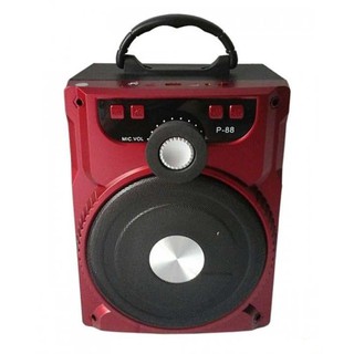 Loa Bluetooth Kèm Mic Dây P88 💖 𝘍𝘳𝘦𝘦𝘴𝘩𝘪𝘱 💖Loa Bluetooth Hát Karaoke Công Suất 20W -SP23