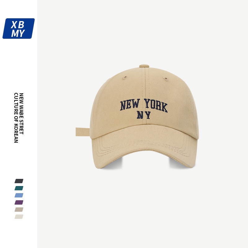 Mũ Lưỡi Trai Mềm Thêu Chữ Phong Cách Hàn Quốc