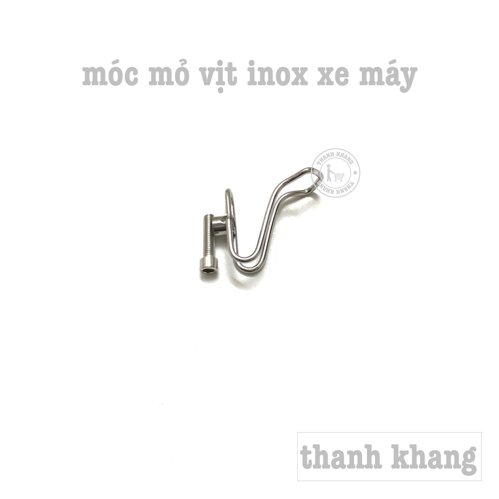 Móc treo đồ mỏ vịt inox xe máy thanh khang CGV350-VITINOX