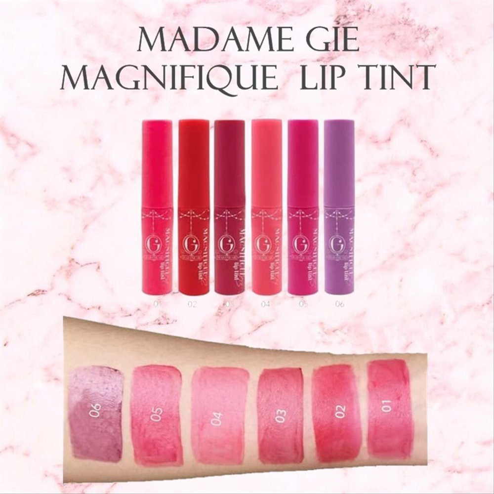 (hàng Mới Về) Son Tint Madame Gie Magnifique Màu Sắc Thời Trang | BigBuy360 - bigbuy360.vn