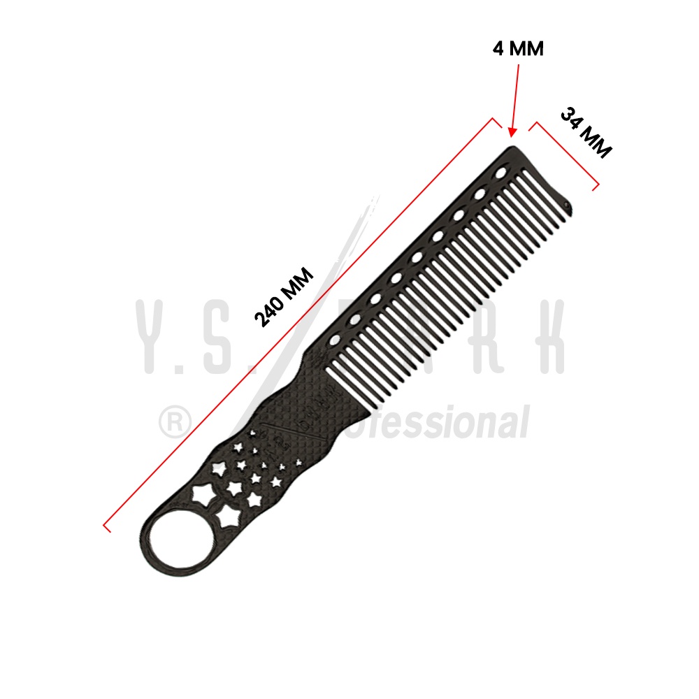 Lược kê tông cắt tóc chịu nhiệt YS PARK baber cao cấp chính hãng YS-280