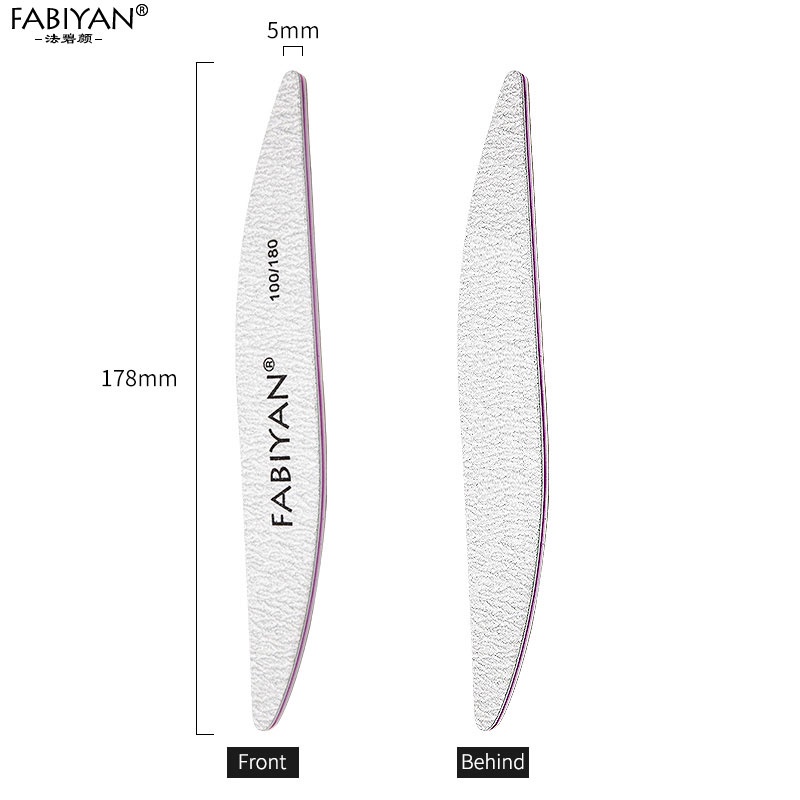 Bộ 5 Dụng Cụ Dũa Móng Tay / Móng Chân Loại Bỏ Sơn Gel UV/Chà Nhám và Đánh Bóng Tiện Lợi  An Toàn Que Dũa Móng Tay