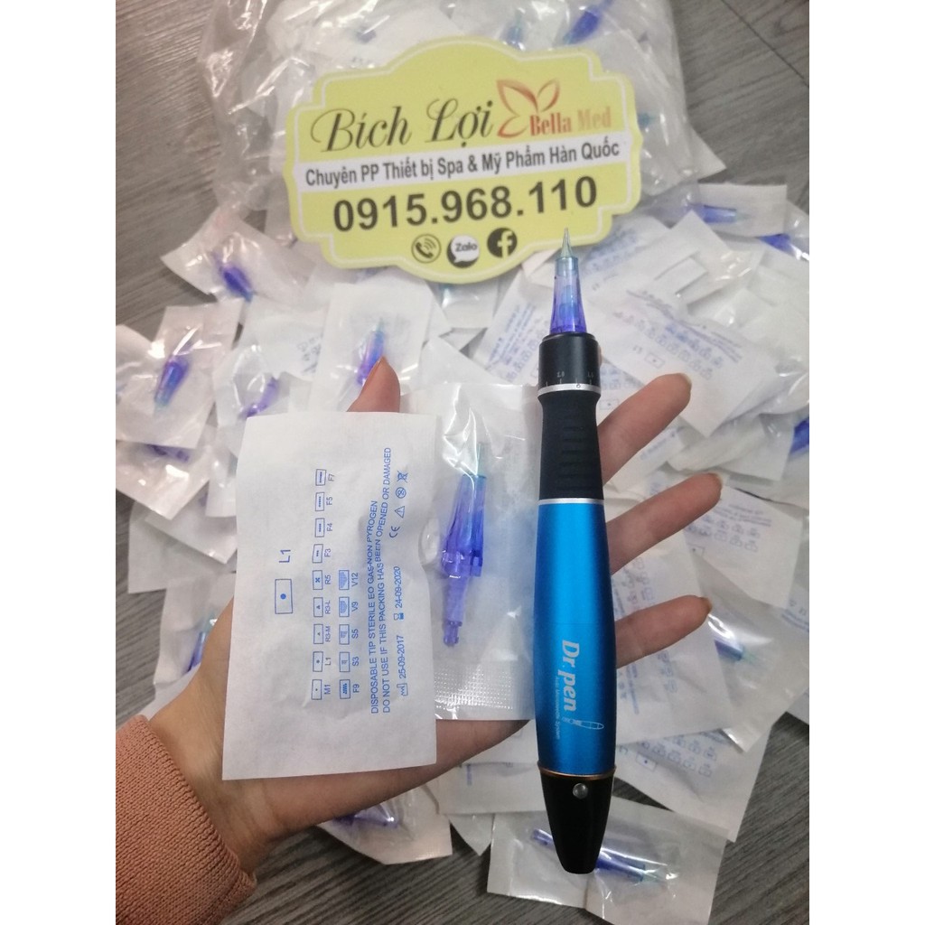 Đầu kim 1 dùng phá đáy sẹo, phun xăm sử dụng được cho tất loại máy dr pen