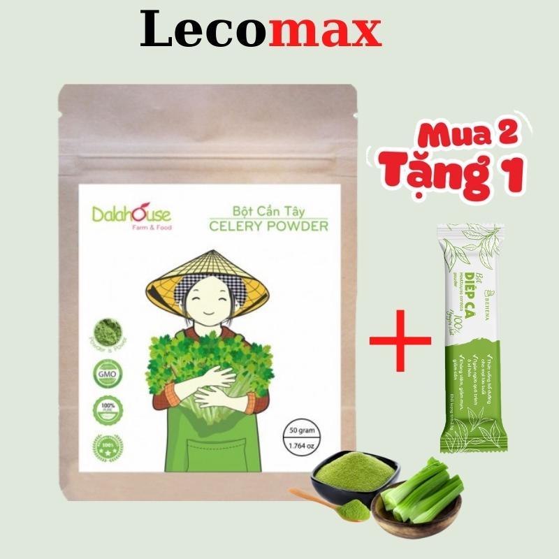 Bột cần tây Dalahouse giảm cân nguyên chất sấy lạnh Lecomax BCTDAL01