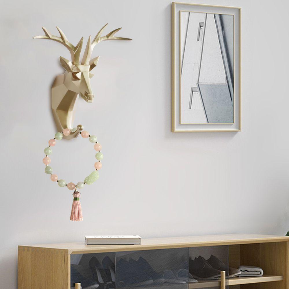 Móc Treo Quần Áo Hình Sừng Hươu Bằng Nhựa Phong Cách Bắc Âu Vintage