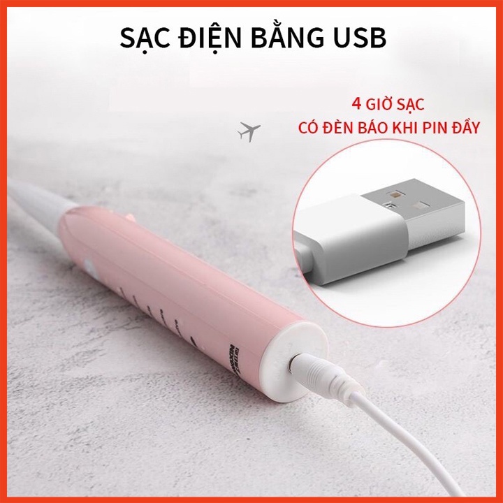 Bàn Chải Điện Đánh Răng Tự Động 5 Chế Độ, Đánh Răng, Đánh Bóng, Chăm Sóc Răng Toàn Diện Bảo - Chính Hãng PICÊTCH