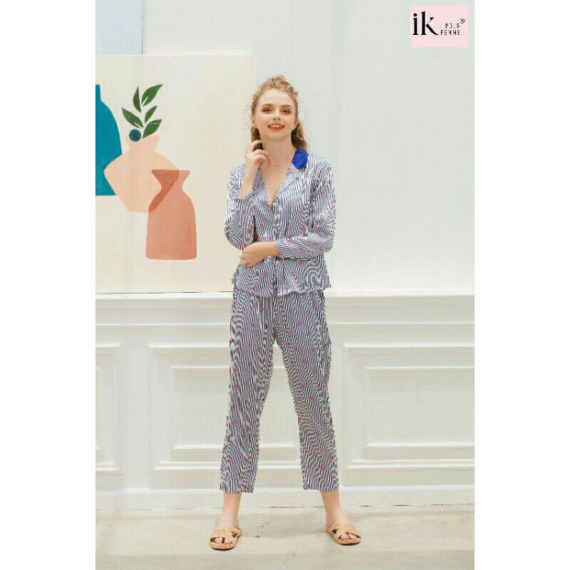 bộ mặc nhà pijama ik 0125 giá 545k