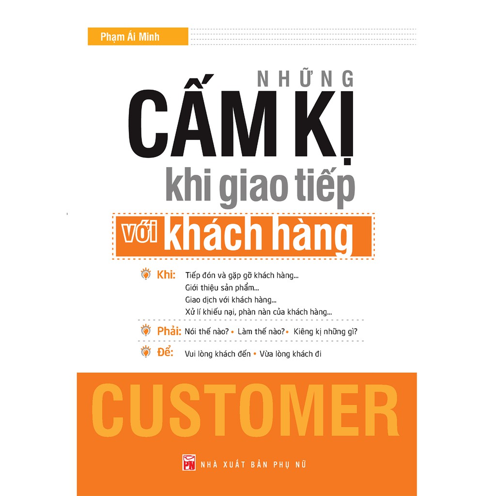 Sách - Những Cấm Kị Khi Giao Tiếp Với Khách Hàng