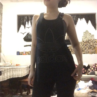 Áo tank lưới đính đá