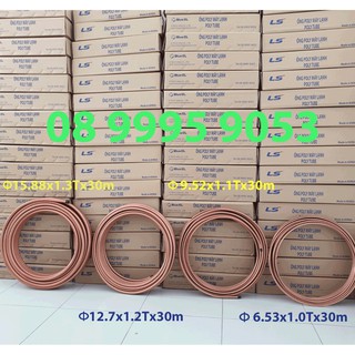 Ống nhôm phủ Poly - ống nhôm máy lạnh, điều hòa ,tủ đông,tủ mát phi 6, 10, 12, 16