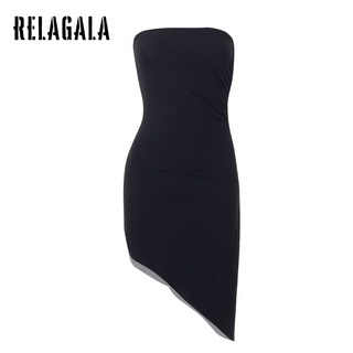 RelaGala Váy không đều hở bên hông chắc chắn dành cho nữ