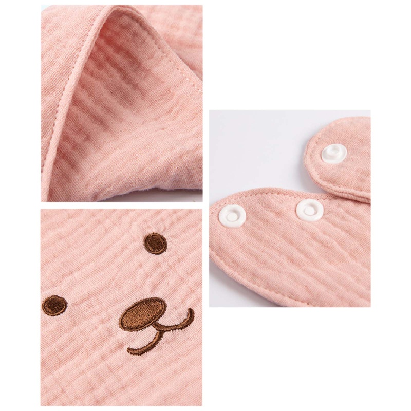 Yếm Ăn Cotton Mềm Mại Dành Cho Bé Sơ Sinh