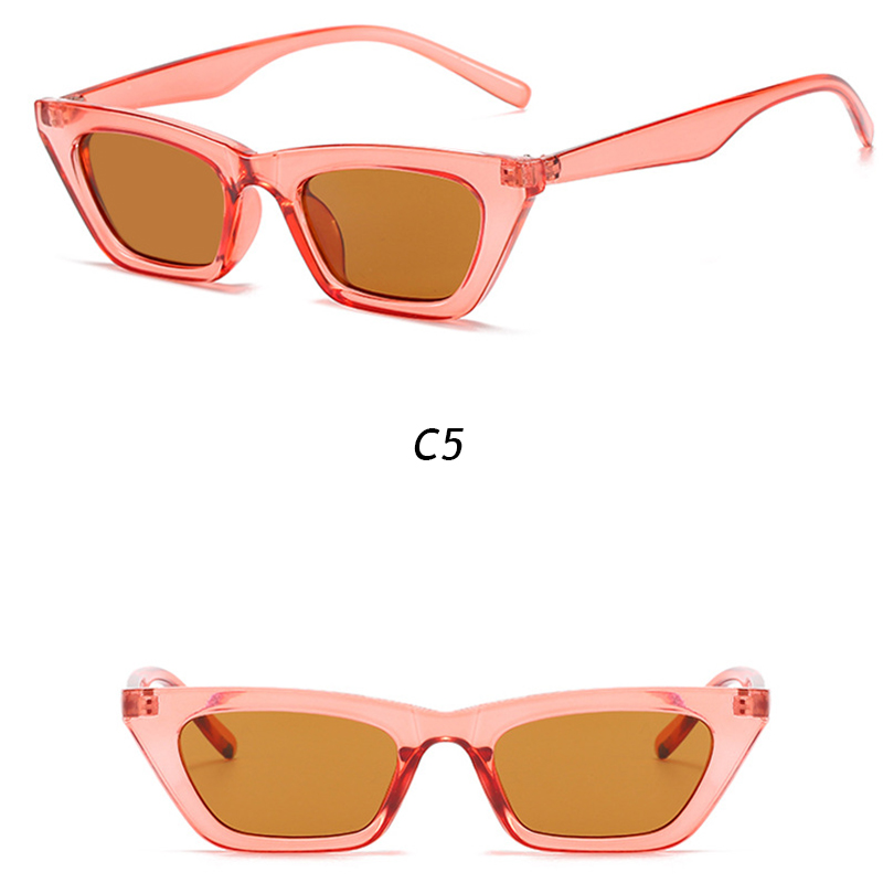 Kính Mát Mắt Mèo Nhỏ Phong Cách Retro Cho Nữ