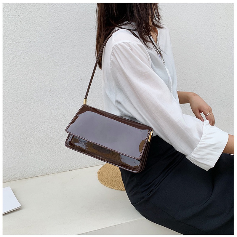 Túi đeo dưới cánh tay Hình Vuông Cỡ Nhỏ Màu Trơn Mẫu Mới 2022 NB00406