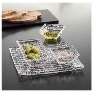 SET KHAY ĐĨA PHA LÊ NACHTMANN 4 MÓN  BOSSA NOVA đựng mứt Tết, hoa quả các loại hạt - made in Germany
