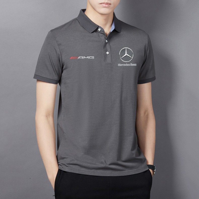 Áo Polo Nam Thời Trang In Họa Tiết Chữ AMG Tinh Tế Zenkonam MEN TOP 206
