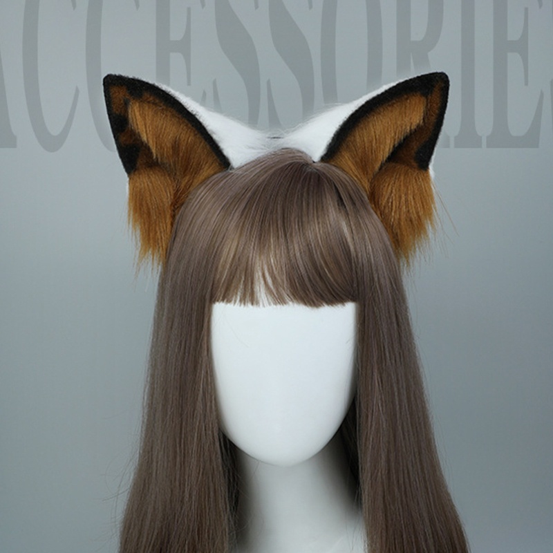 Băng Đô Hóa Trang Chú Chó Shepherd Lolita Nhồi Bông Đáng Yêu