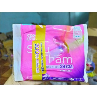10 miếng băng vệ sinh Diana siêu thấm 29 cm ngày nhiều
