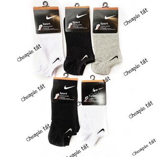 combo 5 đôi tất nike cổ ngắn